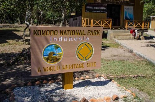Komodo national park entrance